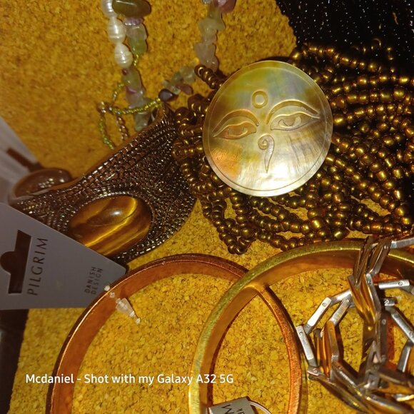 Huge Mix Metal & Stone Jewelry Lot - Picture 6 of 14